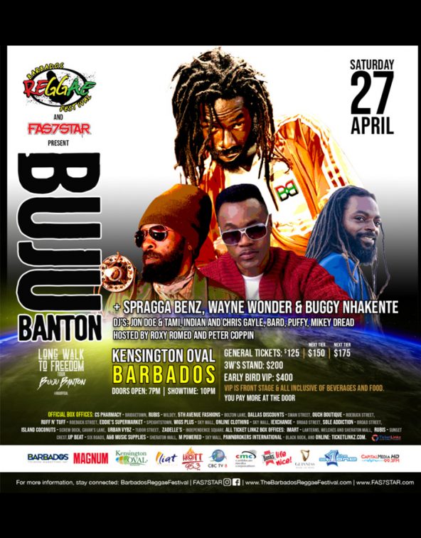 Barbados Reggae Festival featuring Buju Banton